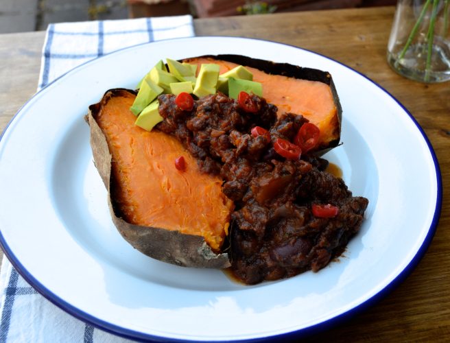 Warming Bean Chilli & Sweet Potato Recipe