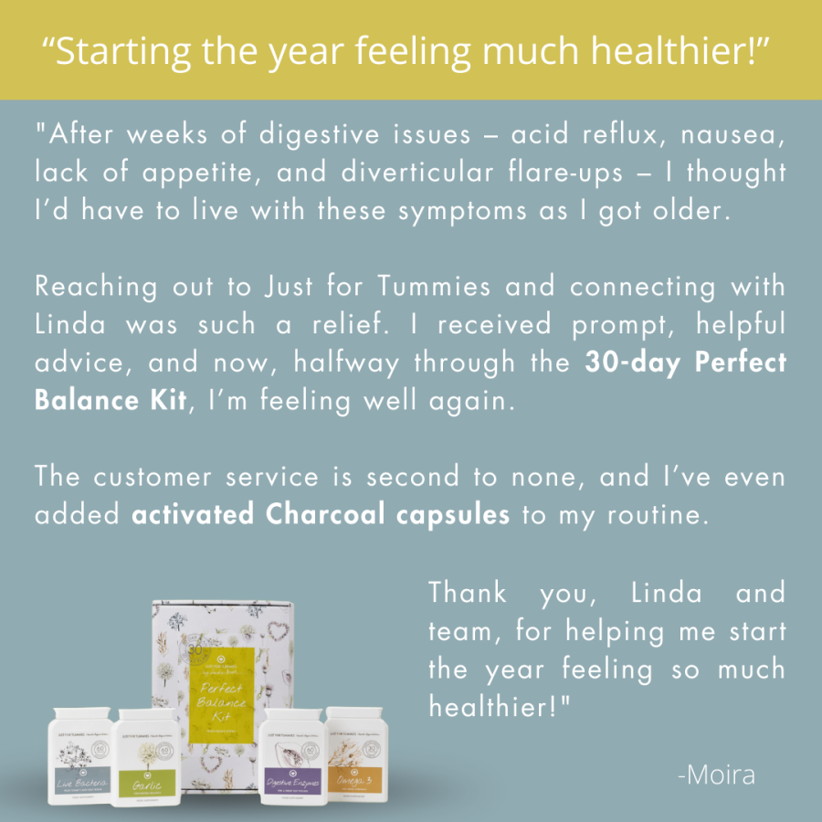 Perfect Balance Kit Testimonial - better digestion
