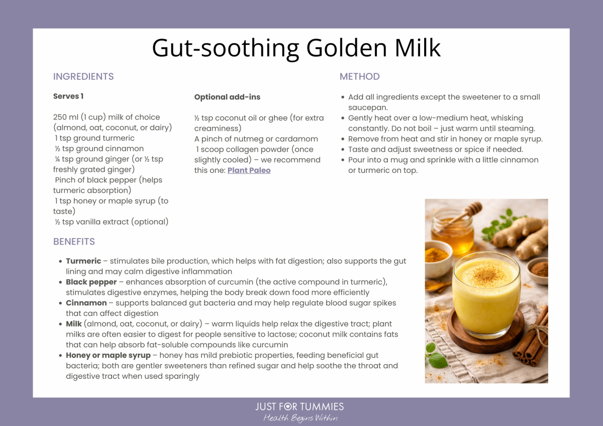 Gut-soothing Golden Milk