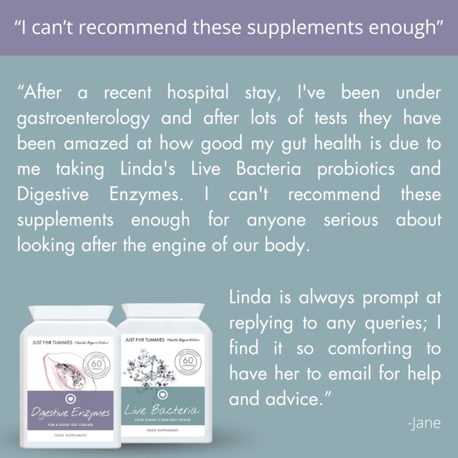 Testimonial Digestive Enzymes and Live Bacteria