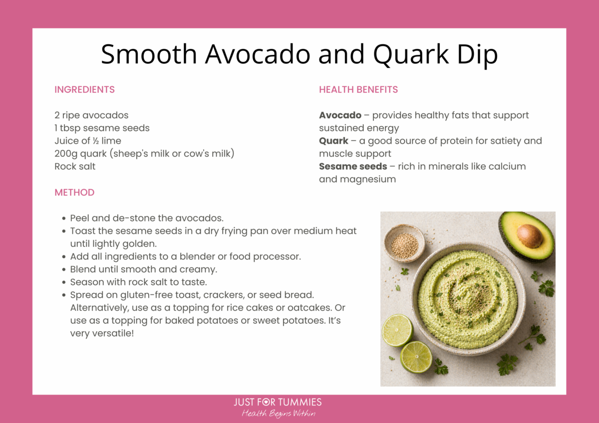 Smooth Avocado and Quark Dip
