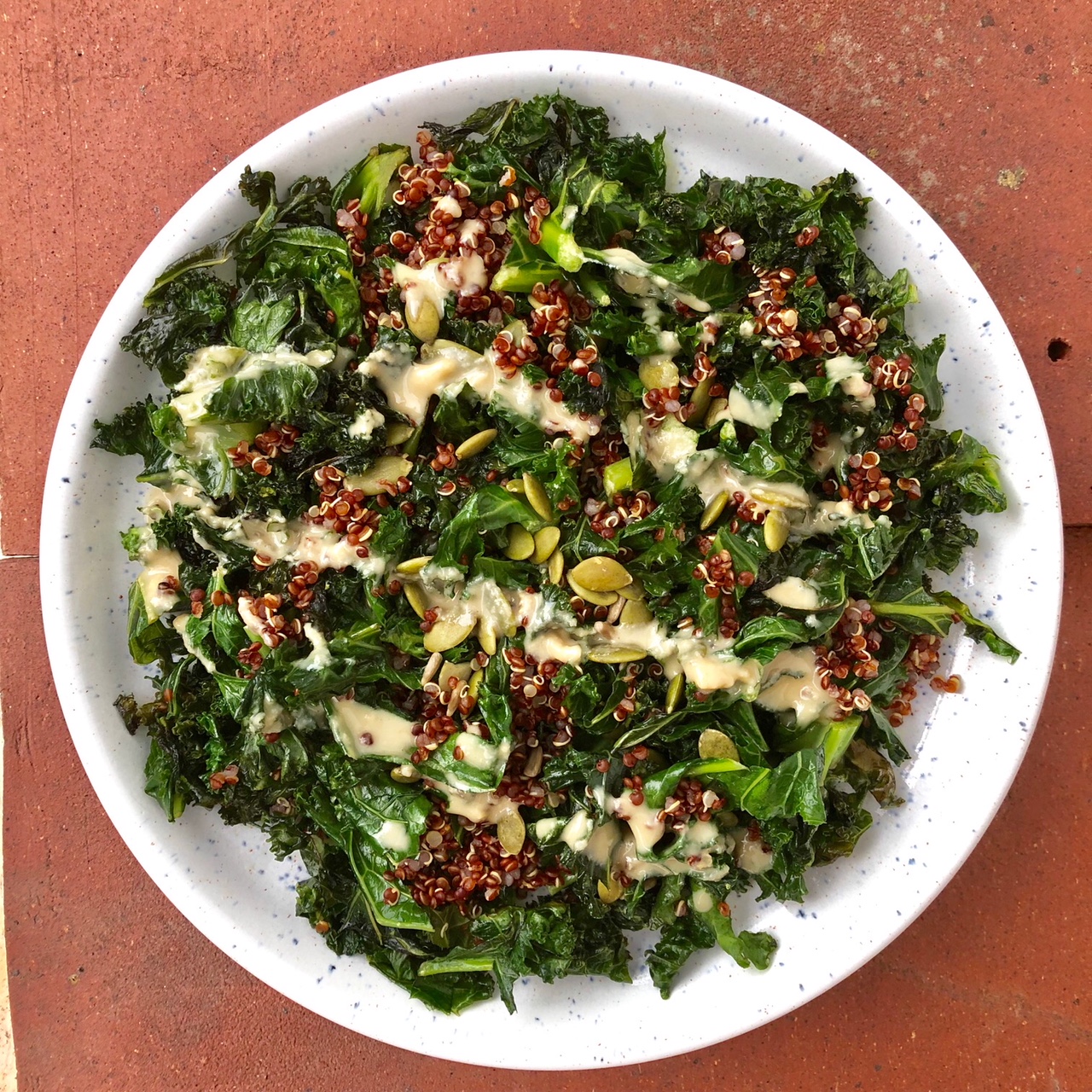 quinoa and kale bowl