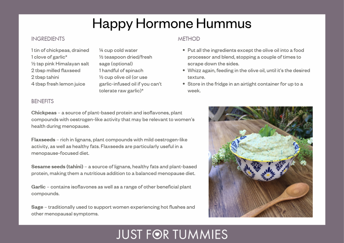 Happy Hormone Hummus